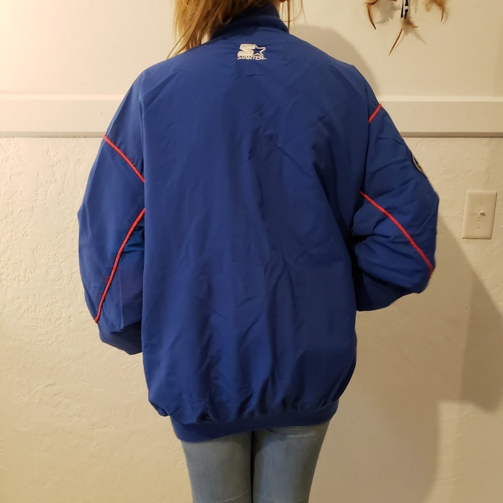 Vintage Starter NFL Giants Jacket Size XL Blue - Picture 4 of 8
